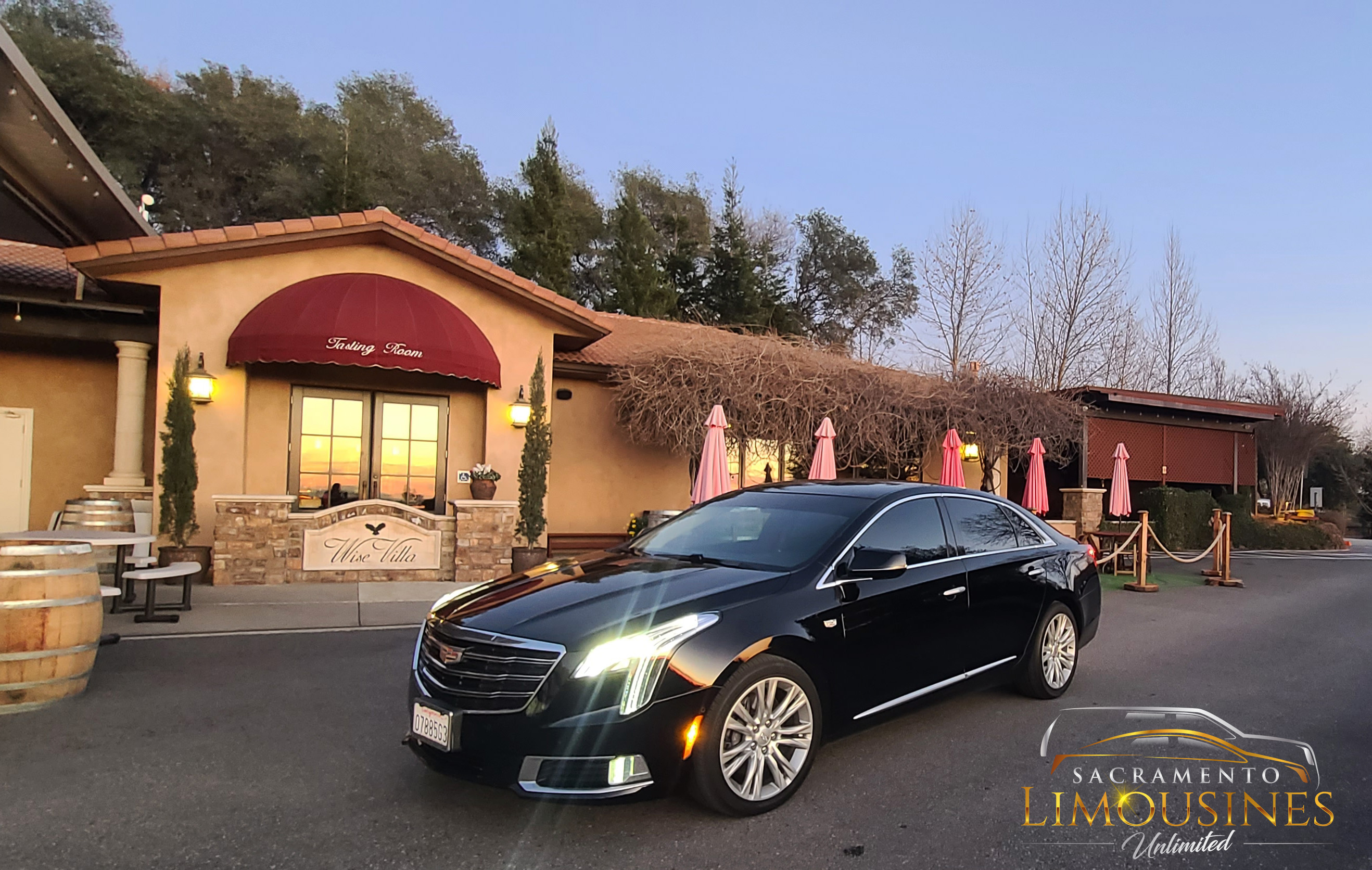 Sedan_Xts_WIneCountry_Placer_WiseVilla_Winery_OutFront